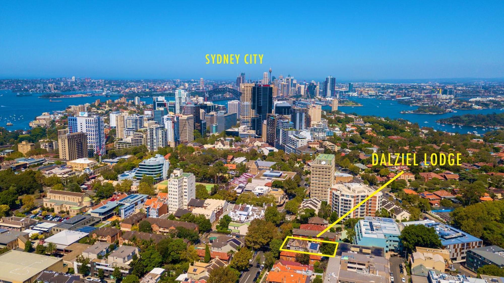 Dalziel Lodge Sydney Bagian luar foto